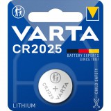 Varta Lítium gombelem CR2025 | 3 V DC | 1 - Buborékfólia | Ezüst