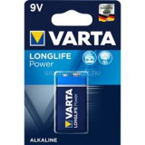 Varta Longlife Power 9V (6RL61) alkáli elem 1db/bliszter (4922121411)