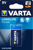 Varta Longlife Power / High Energy Alkaline elem típus 6LF22 9V-Block elem 1db/csom.