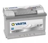 Varta Silver - 12v 74ah - autó akkumulátor - jobb+ *alacsony