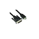 VCOM kábel HDMI-DVI 3m (HDMI M--DVI24+1M 1080P) (CG481G-3.0)
