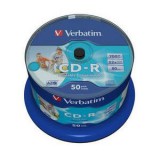 Verbatim CD-R 52x Fullface Printable NO ID Cake (50) /43438/
