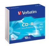 Verbatim CD-R 52x Slim Case (10) /43415/