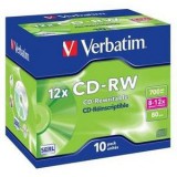 Verbatim CD-RW 12x Jewel Case (10)