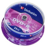 Verbatim DVD+R 16x Cake (25) /43500/