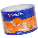 Verbatim DVD-R 16X Lemez - Shrink (50)