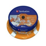 Verbatim DVD-R 16x Printable Cake (25) /43538/