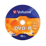 Verbatim DVD-R 16x Shrink (10) /43729/