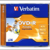 Verbatim DVD-R 4.7GB 16x nyomtatható DVD lemez (43520) - Lemez