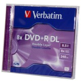 Verbatim DVD+R DL 8X 8,5 GB  Lemez, Normál Tokban (1)