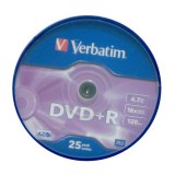 Verbatim DVD+R írható DVD lemez 4,7GB 25db hengeres (43500) - Lemez