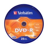 Verbatim DVD-R írható DVD lemez 4,7GB 25db hengeres (43522) - Lemez