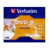 Verbatim DVD-R írható DVD lemez 4,7GB matt nyomtatható normál tok (43521) - Lemez