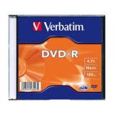Verbatim DVD-R írható DVD lemez 4,7GB vékony tok (43547) - Lemez
