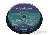 Verbatim DVD-RW 4,7 GB, 4x, újraírható, hengeren (10db)