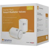 Vezeték nélküli radiátor termosztát, fűtésvezérlő készlet Android és Apple iOS készülékekhez 5 - 30 Â°C Netatmo NVP01-DE