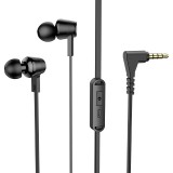 Vezetékes fülhallgató, headset 3,5 mm-es Jack csatlakozóval Hoco M86 Oceanic fekete