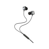Vezetékes fülhallgató, headset 3,5 mm-es Jack csatlakozóval Jokade JD040 fekete