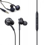 Vezetékes sztereó fülhallgató, 3.5 mm jack, felvevő gomb, Samsung - AKG, fekete, gyári (RS70600) - Fülhallgató