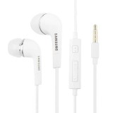Vezetékes sztereó fülhallgató, 3.5 mm, mikrofon, felvevő gomb, hangerő szabályzó, Samsung, fehér, gyári (8592118078115) - Fülhallgató