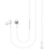 Vezetékes sztereó fülhallgató, USB Type-C, mikrofon, felvevő gomb, hangerő szabályzó, Samsung, fehér, gyári (8806090270062) - Fülhallgató
