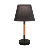 Viokef VILLY asztali lámpa, fekete, E27 foglalattal, VIO-4188101