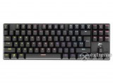 White Shark GK-2106 COMMANDOS mechanikus angol (red switch) gamer billentyűzet  (0736373269927)