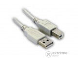Wiretek USB A-B összekötő kábel, 3m