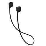 WPower Elvesztésgátló szilikon nyakpánt AirPods fülhallgatókhoz, mágneses, fekete