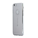X-Doria City Star Swarovski - iPhone 6 / 6S  kristályokkal díszített tok - átlátszó / Shining Earring - Silver