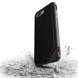 X-Doria Defense Lux Apple iPhone 7 Plus/8 Plus hátlap tok "Black Leather"  (XD023) (XD023) - Telefontok