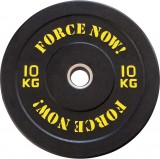 X100500 Force Now! Hi-temp bumper súlytárcsa, 10kg, fekete