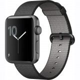Xpro Apple Watch 38/40mm szőtt műanyag szíj fekete  (116039) (X116039) - Szíj
