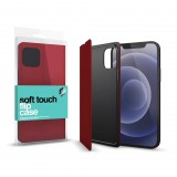 XPRO Soft Touch Flip Case piros Samsung A03 készülékhez (125963) - Telefontok