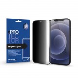 XPRO Tempered Glass 0.33 Full 3D Black (FG) PRIVACY kijelzővédő üveg Apple iPhone 14 Pro készülékhez (127066) - Kijelzővédő fólia
