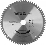 YATO Fűrésztárcsa fához 255x30mm 60T