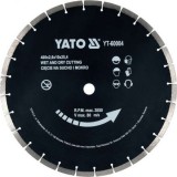 YATO Gyémánt vágótárcsa 400 x 3,6 x 10,0 x 25,4 mm szegmentált (YT-60004)