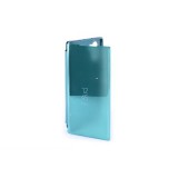 YOOUP Clear view Samsung Galaxy Note 10 N970 oldalra nyíló tok zöld