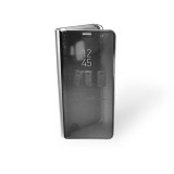 YOOUP Clear view Samsung Galaxy S9 G960 oldalra nyíló tok ezüst