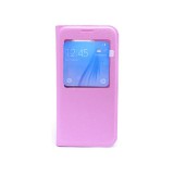YOOUP Oldalra nyíló ablakos tok Samsung Galaxy S7 G930 S-View pink