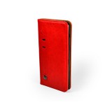 YOOUP Smart Magnetic oldalra nyíló mágneses bőrtok Samsung Galaxy A8 Plus (2018) A530 piros