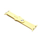 YOOUP Szilikon óraszíj Apple Watch 42 mm/Watch 4 44 mm sárga