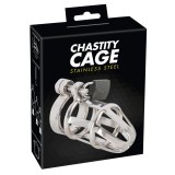 You2Toys - Chastity Cage - fém péniszketrec, lakattal