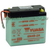 YUASA Motor Yuasa 6N4B-2A 6V 4Ah Motor akkumulátor sav nélkül
