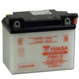 YUASA Motor Yuasa 6YB8L-B 6V 8Ah Motor akkumulátor sav nélkül