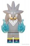 YUNMEI Sonic a sündisznó - Szürke Silver Sonic mini figura