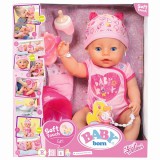 Zapf Creation Baby Born: 8 funkciós interaktív baba - lány