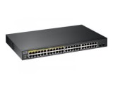 ZyXEL 48 portos GbE LAN PoE (170W) smart menedzselhető switch (GS1900-48HPV2-EU0101F)